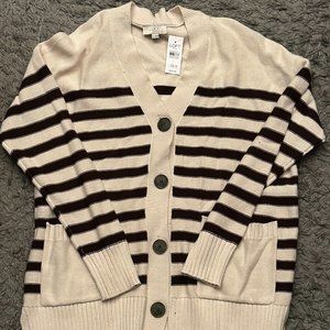 NWT Loft Button Down Sweater